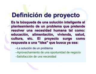 Introduccionformulaproyectos