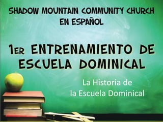La Historia de
la Escuela Dominical
 