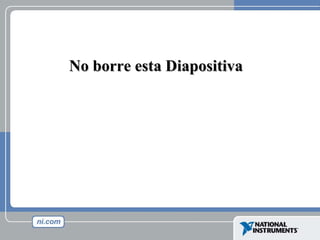 No borre esta Diapositiva 