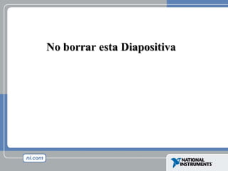 No borrar esta Diapositiva 