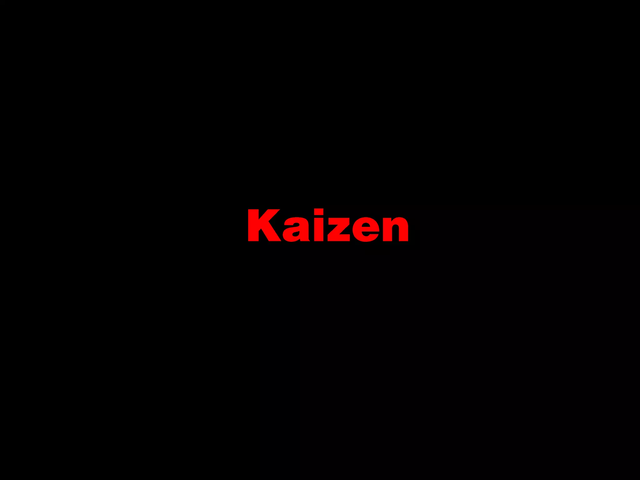 Kaizen