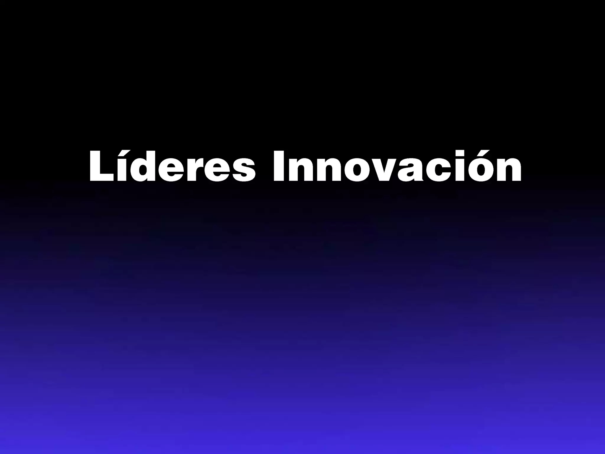 Líderes Innovación