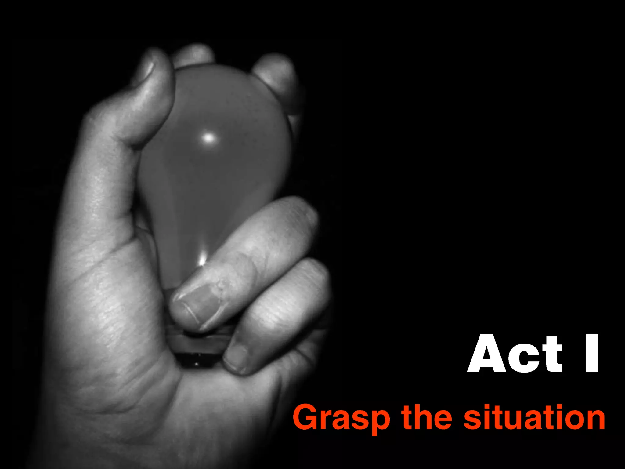 Act IGrasp the situation