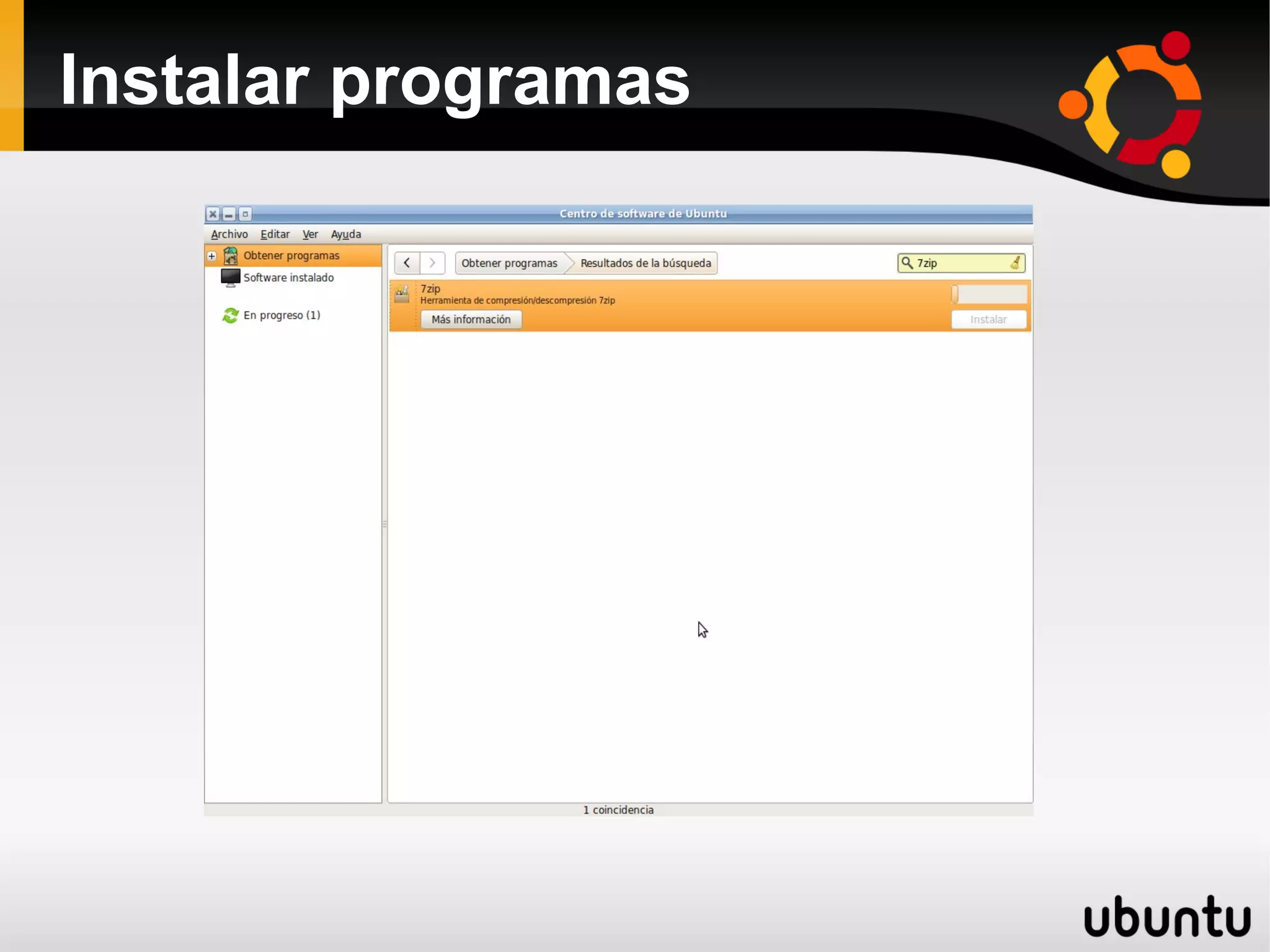 Instalar programas
 