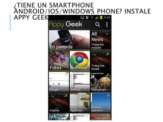 Windows 8.1 requiere saberlo manejar en forma excelente sobre todo:
◦ Manejo de carpetas comprimidas.
◦ Uso del administrador de tareas
◦ Hacer respaldo de la información
◦ Instalando aplicaciones.
◦ Evitar el “spyware”
Curso de Windows 8
http://www.youtube.com/playlist?list=PLTMphl2kSKFGHPePivzGVna1B7o1jirbh
Antivirus
◦ http://www.avg.com/ww-es/homepage
◦ http://www.avira.com/es/avira-free-antivirus
◦ http://www.comodo.com/products/free-products.php
◦ http://www.avast.com/es-ww/free-antivirus-download
◦ http://windows.microsoft.com/es-XL/windows/security-essentials-download
AntiSpyware
◦ http://www.superantispyware.com/
◦ http://www.safer-networking.org/
 