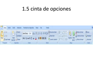 1.5 cinta de opciones
 