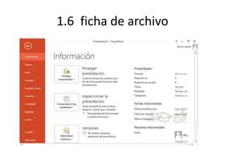 1.6 ficha de archivo
 