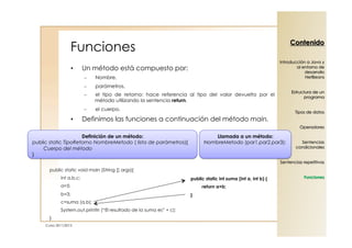Introduccion programacion en java | PDF