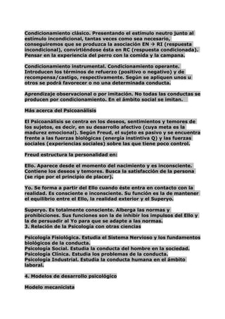 Introduccion Psicologia