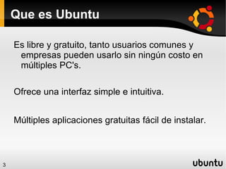 Introduccion a Ubuntu Linux | ODP