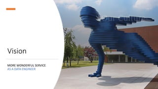Vision
MORE WONDERFUL SERVICE
AS A DATA ENGINEER
 