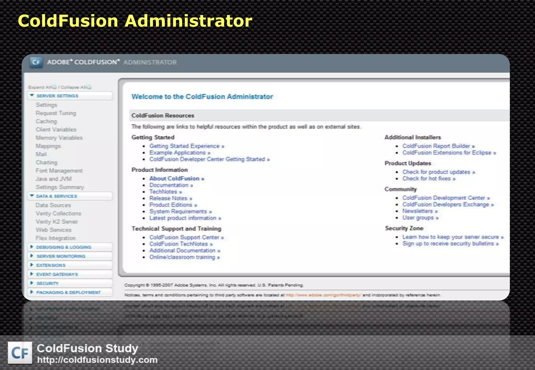 ColdFusion Administrator