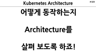 # 029
어떻게 동작하는지
Architecture를
살펴 보도록 하죠!
 