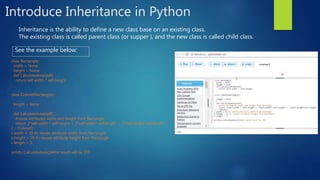 Introduce oop in python | PPTX
