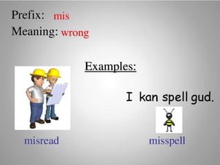 Introduce Prefix and Suffix (Affixes)