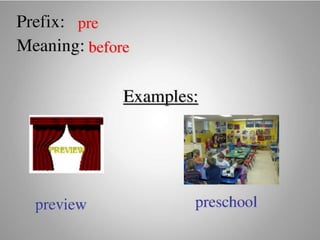 Introduce Prefix and Suffix (Affixes)
