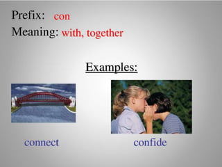 Introduce Prefix and Suffix (Affixes)