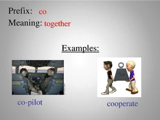 Introduce Prefix and Suffix (Affixes)