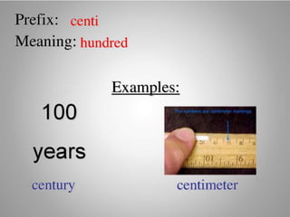 Introduce Prefix and Suffix (Affixes)