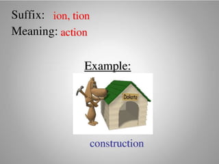 Introduce Prefix and Suffix (Affixes)