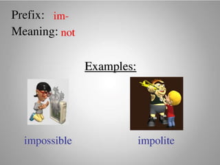 Introduce Prefix and Suffix (Affixes)