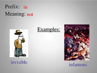 Introduce Prefix and Suffix (Affixes)