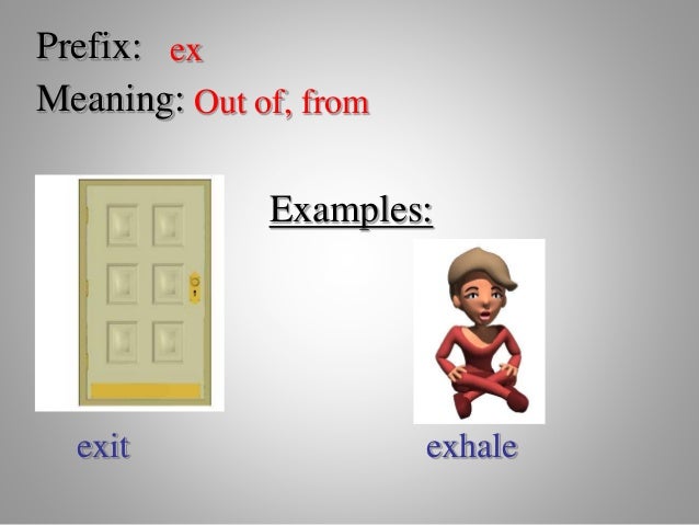 Image result for prefixes ex