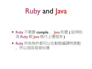 Introduce rails and rubymine | PPT