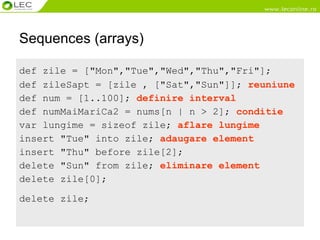 Introducere In Java Jx | PPT