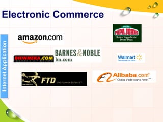 Electronic Commerce
InternetApplication
 