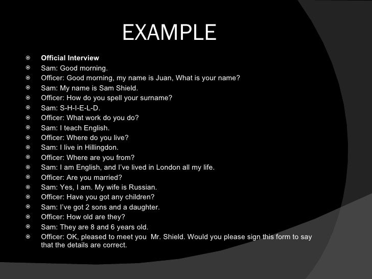 download introduce yourself example