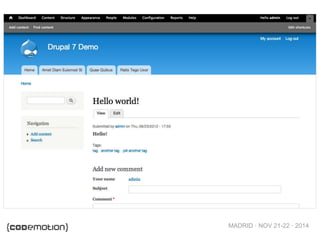 MADRID · NOV 21-22 · 2014
 