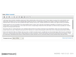 MADRID · NOV 21-22 · 2014
 