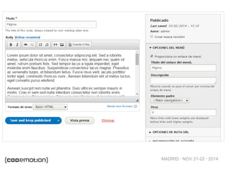 MADRID · NOV 21-22 · 2014
 