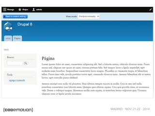 MADRID · NOV 21-22 · 2014
 