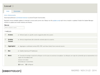 MADRID · NOV 21-22 · 2014
 