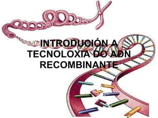 INTRODUCIÓN A TECNOLOXIA DO ADN RECOMBINANTE 