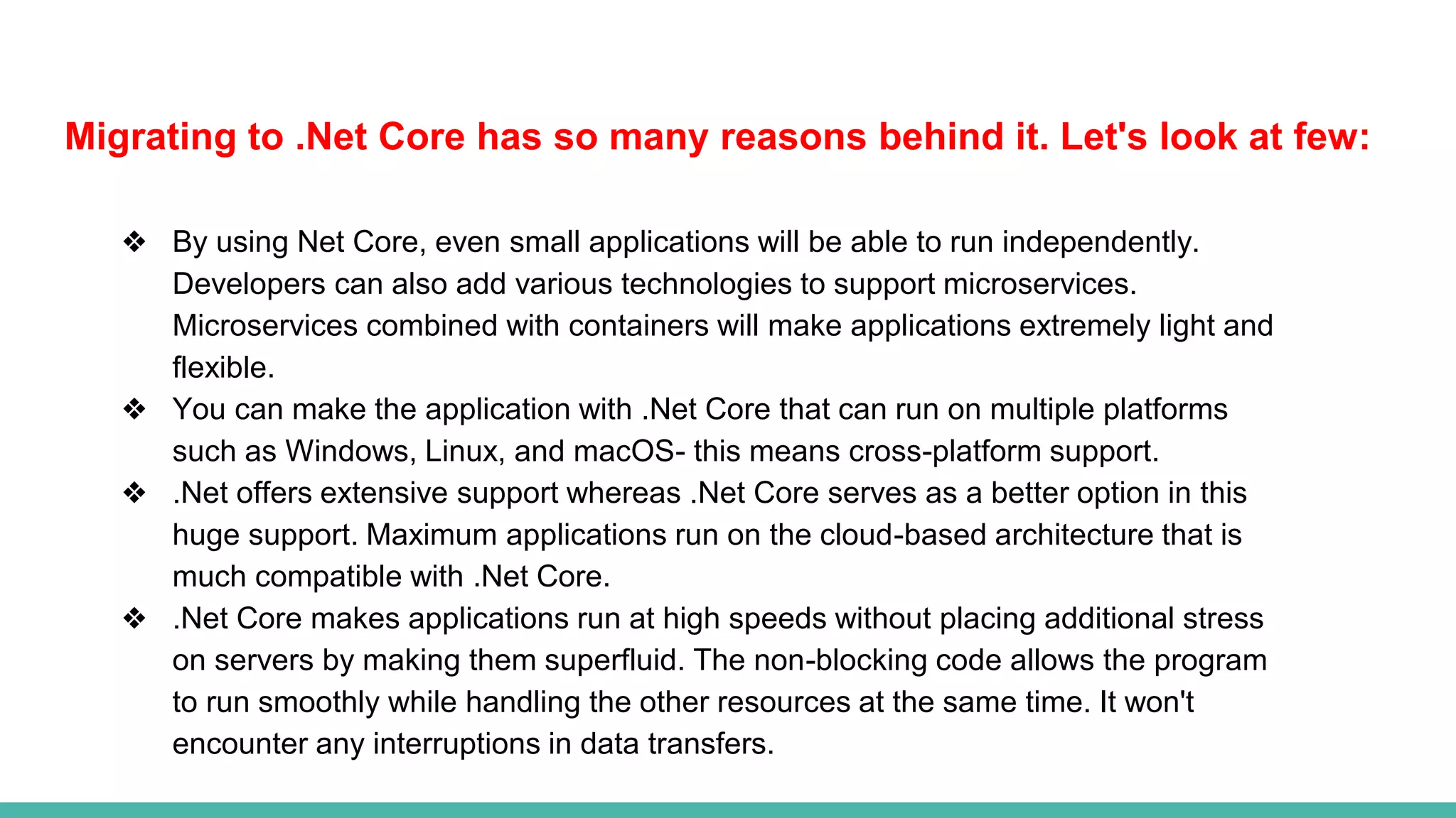 Introducing .Net Core , DOT NET Framework Introduction – WYWIQ