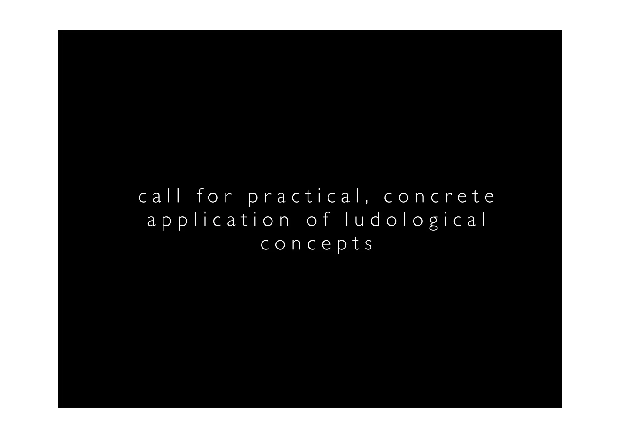 Introducing Applied Ludology: Hands-on Methods for Game Design Research ...