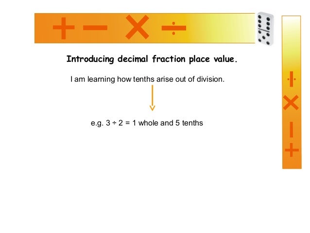 Introducing decimal-fraction-place-value