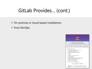 Introducing GitLab (June 2018) | PDF