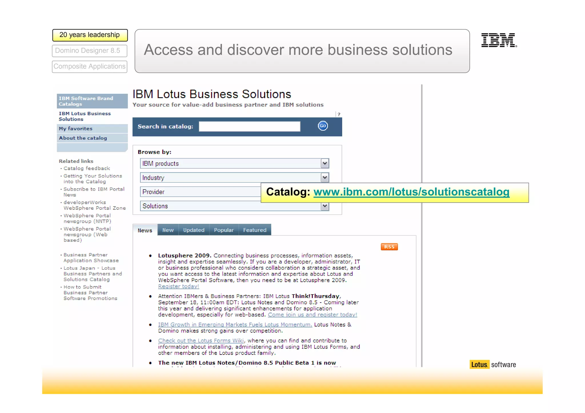 Introducing IBM Lotus Notes and Domino 8.5