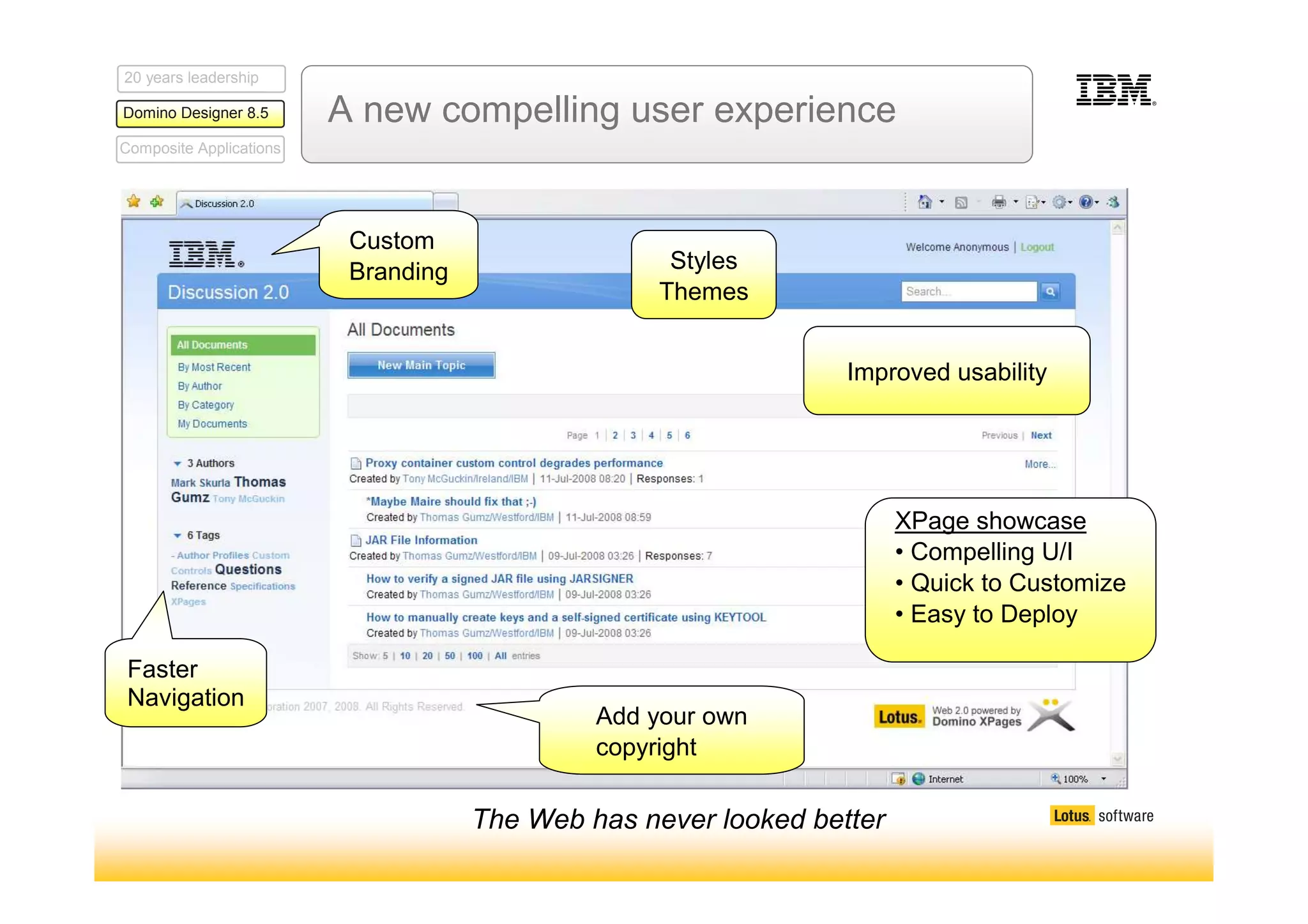 Introducing IBM Lotus Notes and Domino 8.5