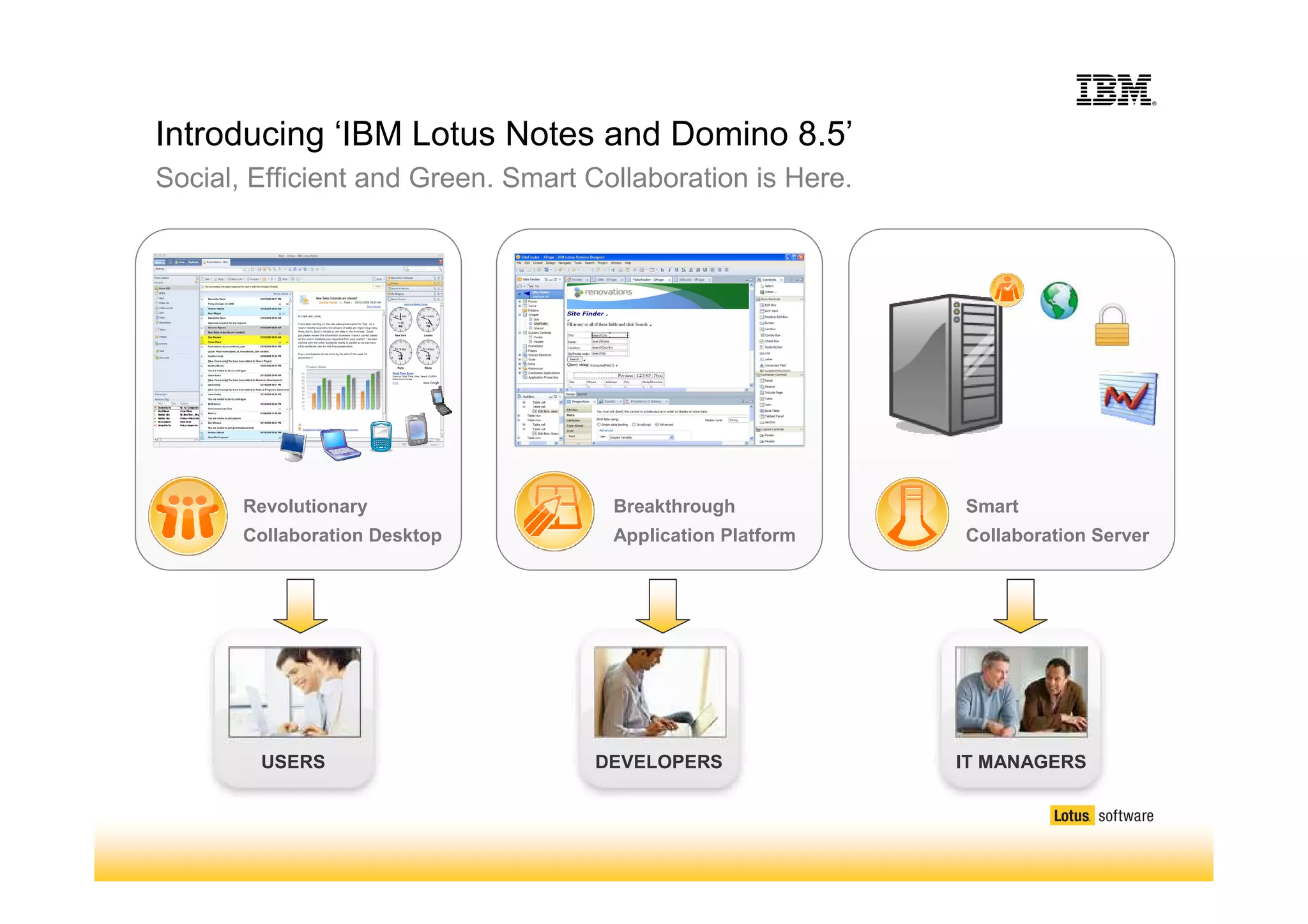 Introducing IBM Lotus Notes and Domino 8.5