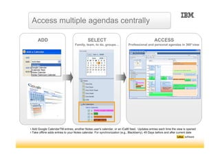 Access multiple agendas centrally

     ADD                                    SELECT                                     ...