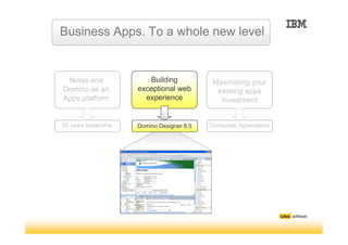 Business Apps. To a whole new level


                         Building
 Notes and                                   Maxim...