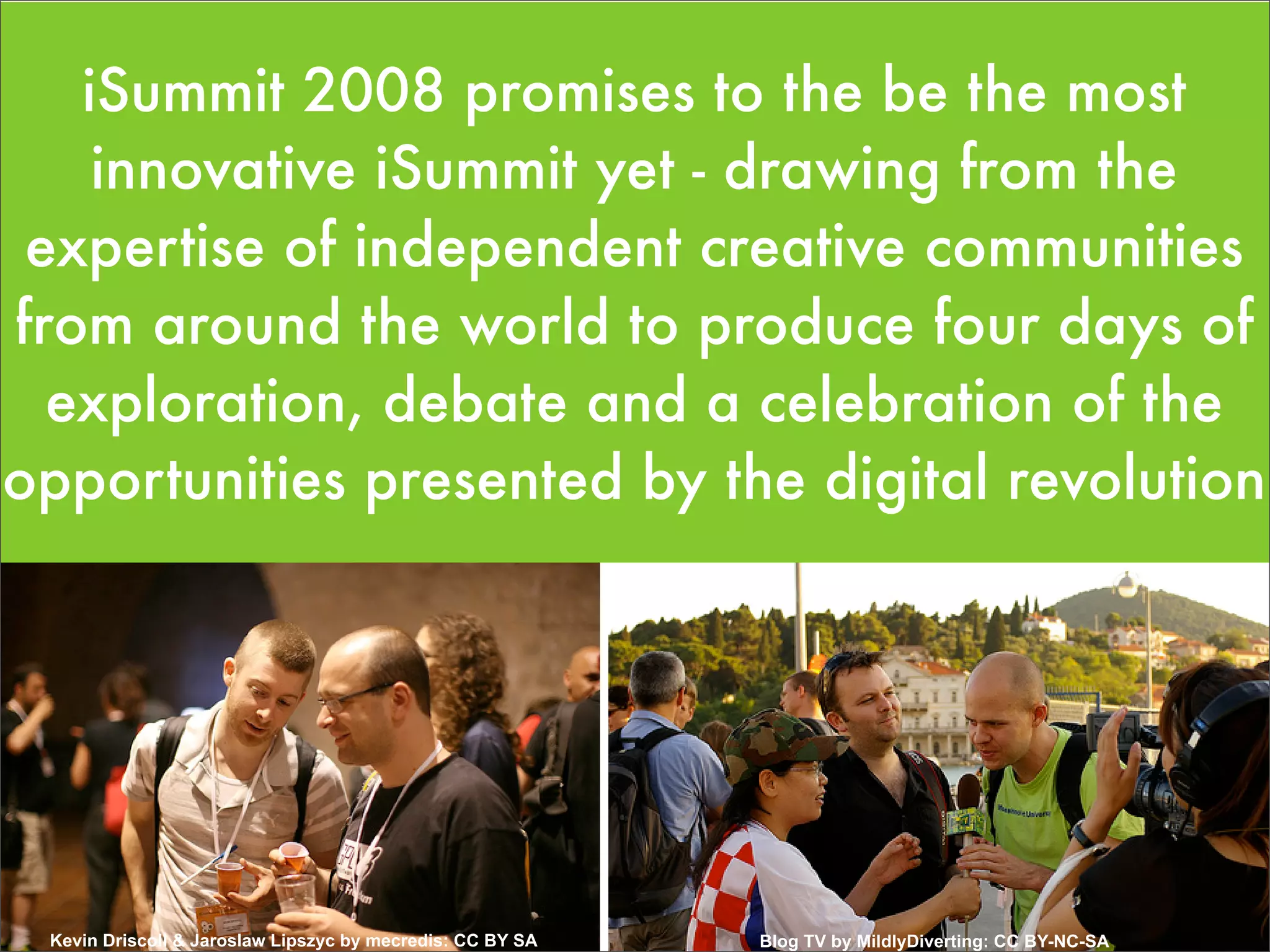 Introducing iCommons Summit 08: Version 2.0