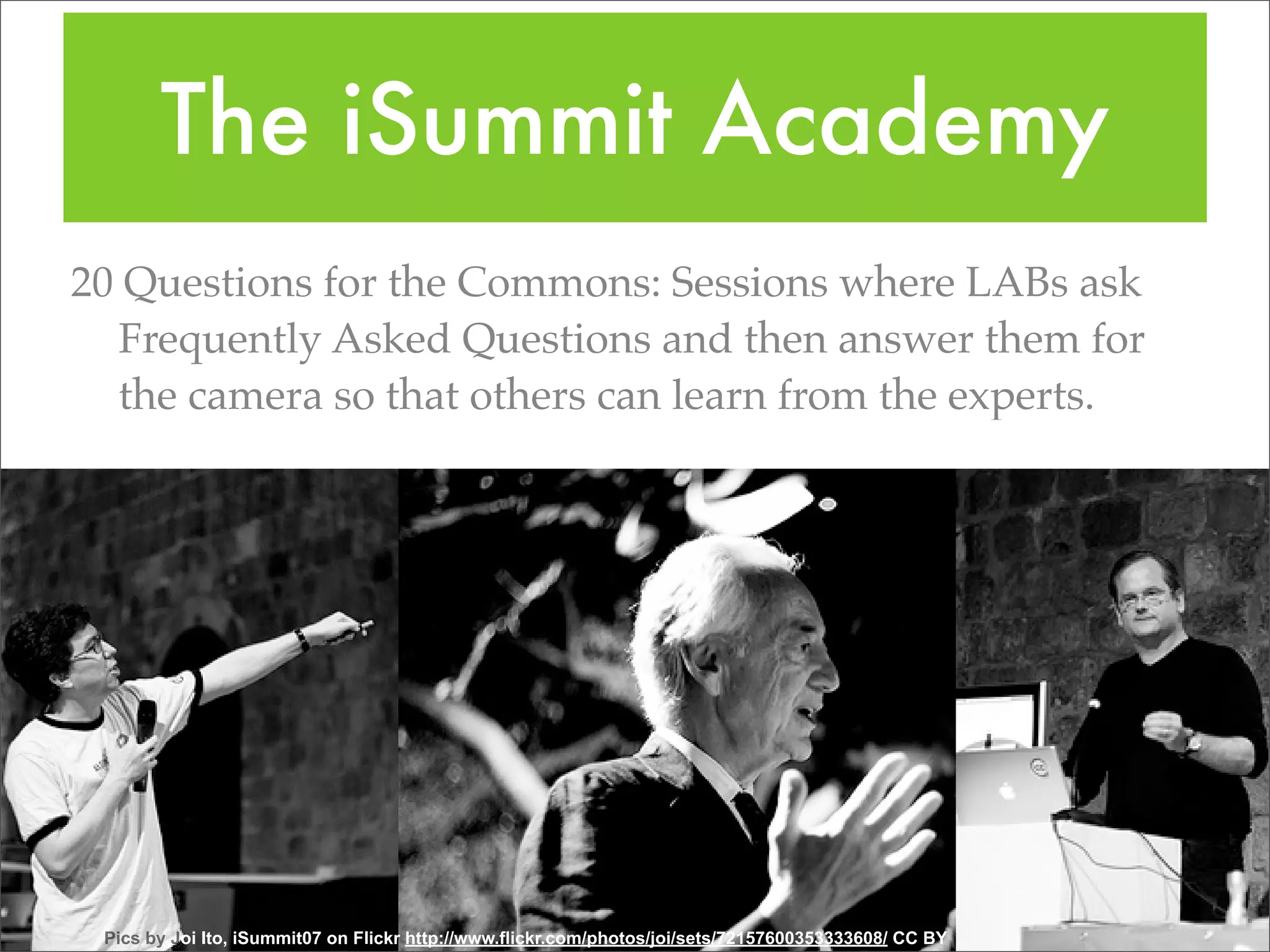 Introducing iCommons Summit 08: Version 2.0