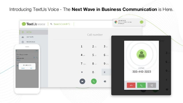 Introducing TextUs Voice The Next Wave In Business Communication Is 