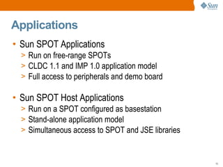 Introducing the Sun SPOTs